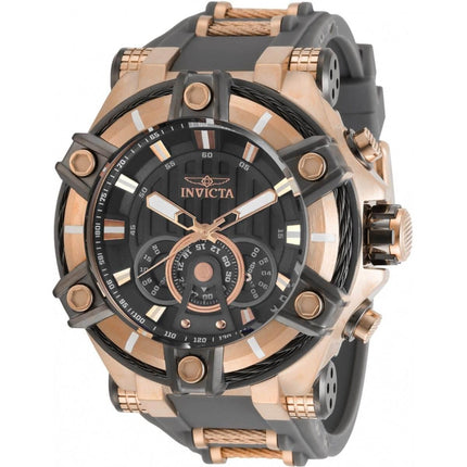 Invicta Men's Chronograph Watch - Bolt Gunmetal Dial Two Tone Strap | 30042 ,