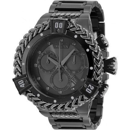 Invicta Men's Chronograph Watch - Bolt Herc Gunmetal and Black Dial Bracelet | 35575 ,