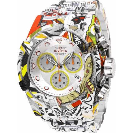 Invicta Men's Chronograph Watch - Bolt Silver and Yellow Dial Bracelet | 27095 ,