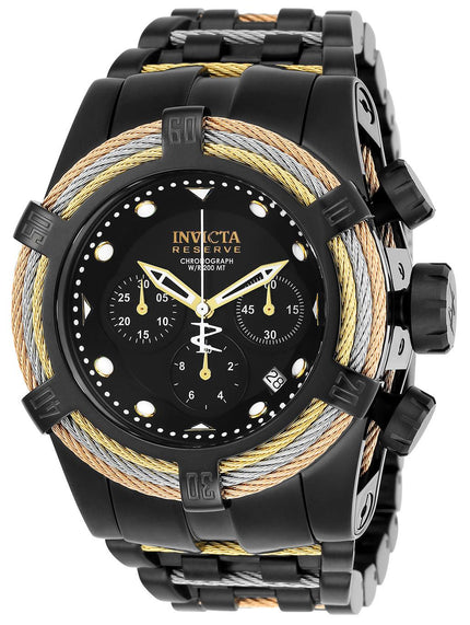 Invicta Men's Chronograph Watch - Bolt Zeus Reserve Black Dial Quartz Dive | 23050 ,