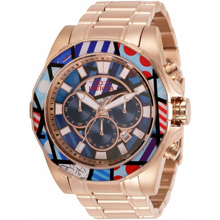 Invicta Men's Chronograph Watch - Britto Rose Gold Stainless Steel Bracelet | 32401 ,