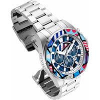 Invicta Men's Chronograph Watch - Britto Rotating Bezel Silver Tone Bracelet | 32402 ,