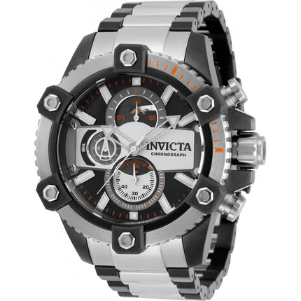 Invicta Men's Chronograph Watch - Coalition Forces Black and Silver Bracelet | 31424 ,