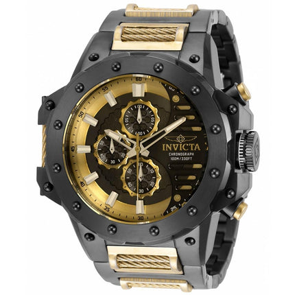 Invicta Men's Chronograph Watch - Coalition Forces Black and Yellow Bracelet | 32979 ,