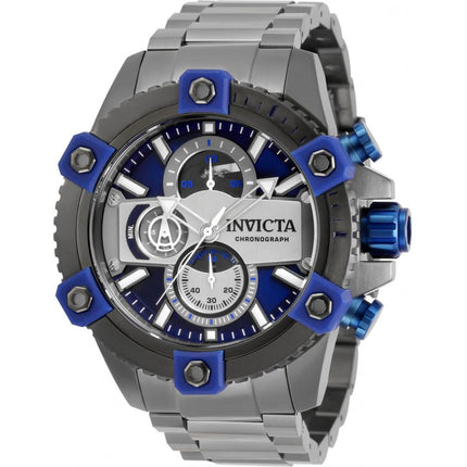 Invicta Men's Chronograph Watch - Coalition Forces Gunmetal Steel Bracelet | 31422 ,