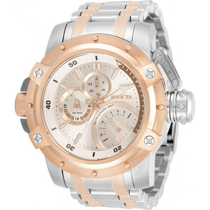 Invicta Men's Chronograph Watch - Coalition Forces Silver Tone Dial Bracelet | 30383 ,