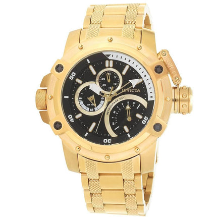 Invicta Men's Chronograph Watch - Coalition Forces Yellow Gold Bracelet | 30380 ,