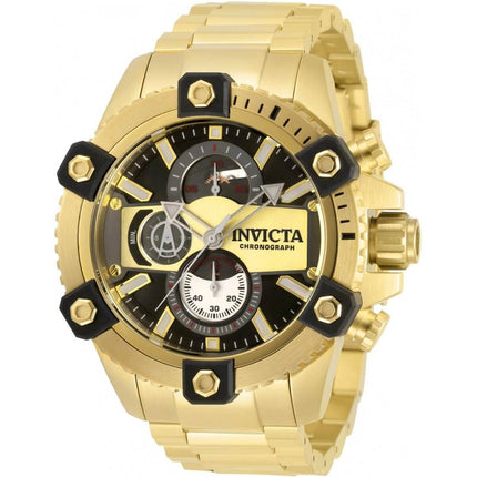 Invicta Men's Chronograph Watch - Coalition Forces Yellow Gold Bracelet | 31420 ,