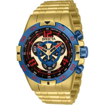 Invicta Men's Chronograph Watch - Corduba Quartz Yellow Gold Steel Bracelet | 34985 ,