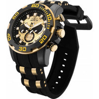 Invicta Men's Chronograph Watch - DC Comics Batman Black and Gold Dial Strap | 32531 ,
