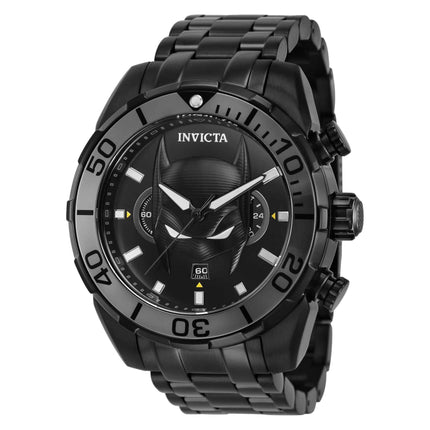Invicta Men's Chronograph Watch - DC Comics Batman Black Dial Bracelet | 43599 ,