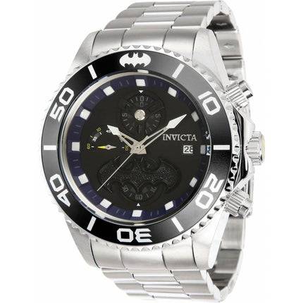 Invicta Men's Chronograph Watch - DC Comics Batman Quartz Black and Blue Dial | 34625 ,