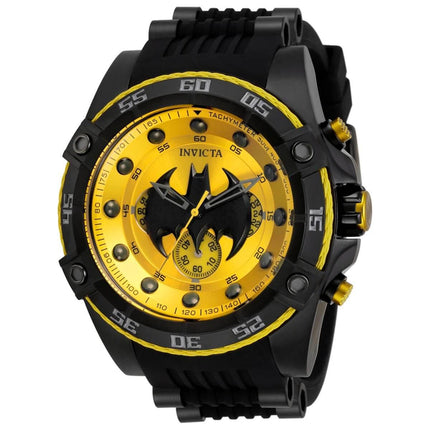 Invicta Men's Chronograph Watch - DC Comics Black and Yellow Bezel Strap | 32699 ,