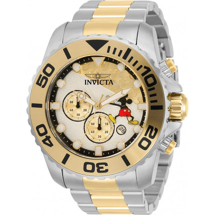 Invicta Men's Chronograph Watch - Disney Mickey Mouse Two Tone SS Bracelet | 32445 ,