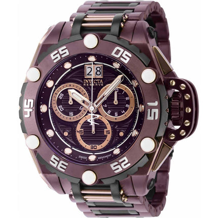 Invicta Men's Chronograph Watch - Flying Fox Quartz Brown and Rose Gold Dial | 38740 ,
