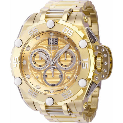 Invicta Men's Chronograph Watch - Flying Fox Quartz Silver and Gold Dial Steel | 38741 ,