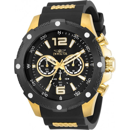 Invicta Men's Chronograph Watch - I-Force Black Dial Two Tone Strap | 30769 ,