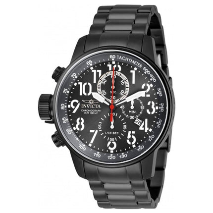 Invicta Men's Chronograph Watch - I-Force Black Stainless Steel Bracelet | 28746 ,