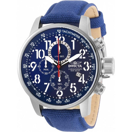Invicta Men's Chronograph Watch - I-Force Blue Dial Fabric Strap | 30919 ,