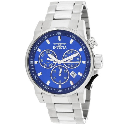 Invicta Men's Chronograph Watch - I-Force Blue Dial Stainless Steel Bracelet | 31630 ,