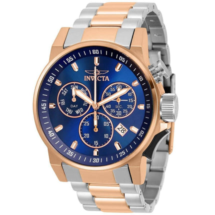 Invicta Men's Chronograph Watch - I-Force Day-Date Blue Dial Bracelet | 31636 ,