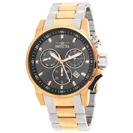 Invicta Men's Chronograph Watch - I-Force Gunmetal Dial Two Tone Bracelet | 31635 ,