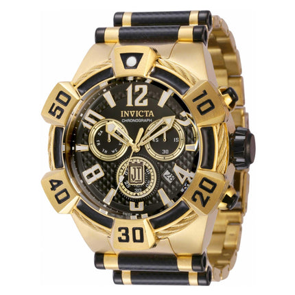 Invicta Men's Chronograph Watch - Jason Taylor Black Dial Steel Bracelet | 40427 ,