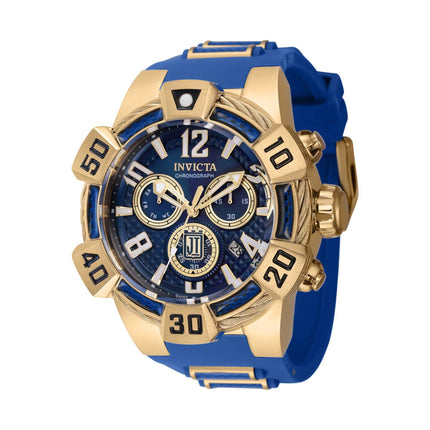 Invicta Men's Chronograph Watch - Jason Taylor Blue and Yellow Gold Bezel | 40442 ,
