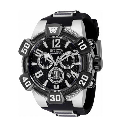 Invicta Men's Chronograph Watch - Jason Taylor Quartz Black Dial Rubber Strap | 40441 ,