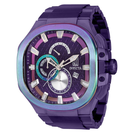Invicta Men's Chronograph Watch - Jason Taylor Quartz Purple Dial Bracelet | 39732 ,