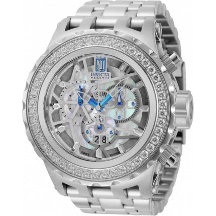 Invicta Men's Chronograph Watch - Jason Taylor Quartz Silver Steel Bracelet | 33988 ,