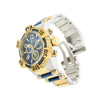 Invicta Men's Chronograph Watch - Jason Taylor Yellow Gold and Blue Bezel | 40425 ,