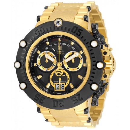 Invicta Men's Chronograph Watch - Jason Taylor Yellow Gold Steel Bracelet | 32540 ,