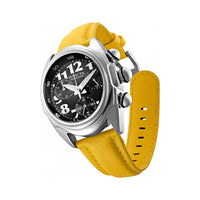 Invicta Men's Chronograph Watch - Lupah Black Dial Yellow Rubber Strap | 31401 ,