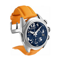 Invicta Men's Chronograph Watch - Lupah Blue Dial Orange Rubber Strap | 31406 ,