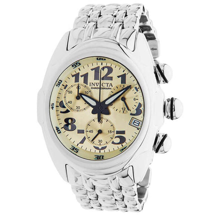 Invicta Men's Chronograph Watch - Lupah Champagne Dial Stainless Steel Bracelet | 31411 ,