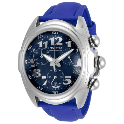 Invicta Men's Chronograph Watch - Lupah Japanese Quartz Blue Rubber Strap | 31405 ,