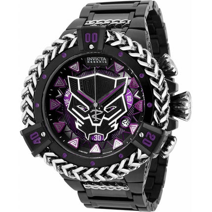 Invicta Men's Chronograph Watch - Marvel Black Panther Quartz Black Bracelet | 36402 ,