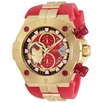 Invicta Men's Chronograph Watch - Marvel Red Dial Two Tone Strap | 30315 ,