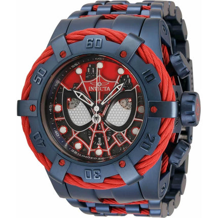 Invicta Men's Chronograph Watch - Marvel Spiderman Dark Blue and Red Bracelet | 35164 ,
