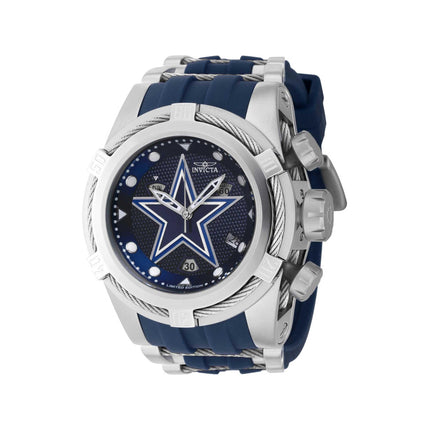 Invicta Men's Chronograph Watch - NFL Dallas Cowboys Navy Blue Dial Strap | 41431 ,