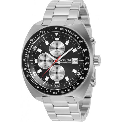 Invicta Men's Chronograph Watch - Pro Diver Black and Silver Dial Bracelet | 31489 ,