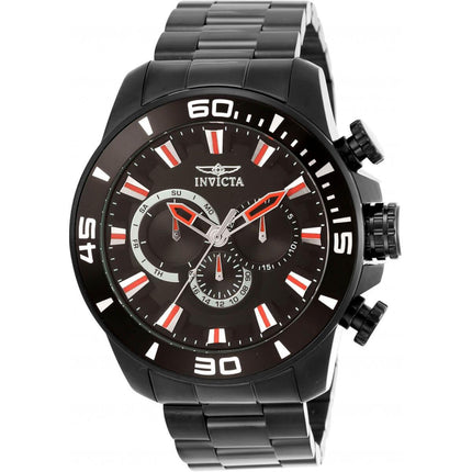 Invicta Men's Chronograph Watch - Pro Diver Black Dial Bracelet | 22593 ,