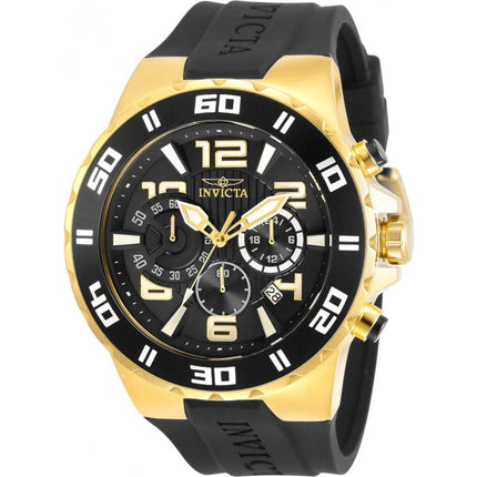 Invicta Men's Chronograph Watch - Pro Diver Black Dial Rubber Strap | 30939 ,