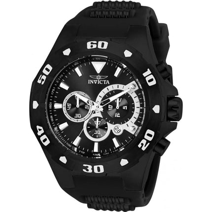 Invicta Men's Chronograph Watch - Pro Diver Black Dial Strap | 24684 ,