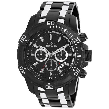 Invicta Men's Chronograph Watch - Pro Diver Black Dial Two Tone Bracelet | 26745 ,