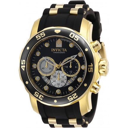 Invicta Men's Chronograph Watch - Pro Diver Black Dial Two Tone Strap | 28722 ,