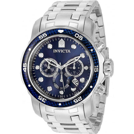 Invicta Men's Chronograph Watch - Pro Diver Blue and Silver Dial Bracelet | 35396 ,