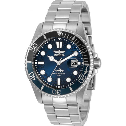 Invicta Men's Chronograph Watch - Pro Diver Blue Dial Silver Tone Bracelet | 30807 ,