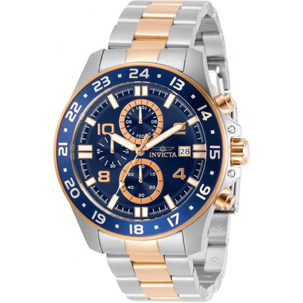 Invicta Men's Chronograph Watch - Pro Diver Blue Dial Two Tone Bracelet | 30711 ,